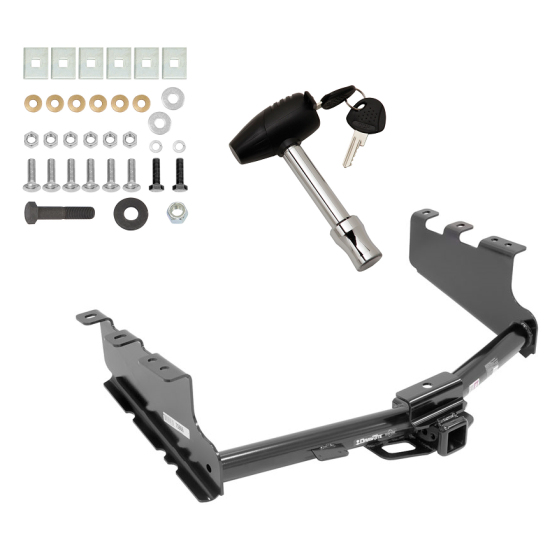 Custom Fit Front Mount Trailer Hitch Security Lock Pin & Key Installation Hardware Installation Instructions 75866 580407 Draw-Tite Trailer Tow Hitch 14-19 Chevy Silerado GMC Sierra 1500 Security Lock Pin Key 14 15 16 17 18 19 2014 2015 2016 2017 201 Trailer Tow Hitch For 14-19 Chevy Silerado GMC Sierra 1500 w/ Security Lock Pin Key