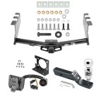 Custom Fit Trailer Hitch Wiring Harness (Plug & Play) 2" Drop Ball-Mount w/ Pin/Clip 2" Chrome Ball Installation Hardware Installation Instructions 75866 74682 23 63845 Draw-Tite Trailer Hitch Package Wiring 14-18 Chevy Silverado GMC Sierra Trailer Hitch Package w/ Wiring For 14-18 Chevy Silverado GMC Sierra 2019 Legacy and Limited w/ 2" Ball 2" Drop Mount Pin Blade RV Class 4 Round Tube