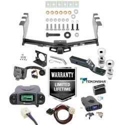 Trailer Hitch w/ Tekonsha Prodigy P3 Brake Control For 14-19 Gmc Sierra Chevy Silverado 1500 LD Limited w/ Plug Play Wiring 2- 5/16" Ball 2" Drop Mount 7-Way Pin Blade RV Controller Trailer Hitch w/ Tekonsha Prodigy P3 Brake Control For 14-19 Gmc Sierra Chevy Silverado 1500 LD Limited w/ Plug Play Wiring 2- 5/16" Ball 2" Drop Mount 7-Way Pin Blade RV Controller