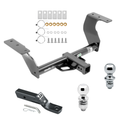 Trailer Tow Hitch For 14-18 Subaru Forester Receiver w/ 1-7/8" and 2" Ball Trailer Tow Hitch For 14-18 Subaru Forester Receiver w/ 1-7/8" and 2" Ball
