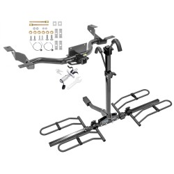 Trailer Tow Hitch For 14-24 RAM ProMaster 1500 2500 (3500 w/o Extended Body) Platform Style 2 Bike Rack w/ Anti Rattle Hitch Lock Trailer Tow Hitch For 14-24 RAM ProMaster 1500 2500 (3500 w/o Extended Body) Platform Style 2 Bike Rack w/ Anti Rattle Hitch Lock