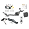 Custom Fit Trailer Hitch Wiring Harness (Plug & Play) 2" Drop Ball-Mount w/ Pin/Clip 2" Chrome Ball Security Lock Pin Rubber Hitch Plug Cover Installation Hardware Installation Instructions 75882 118618 23 63845 580407 7010 Draw-Tite Traile Trailer Tow Hitch For 14-24 RAM ProMaster 1500 2500 All (3500 w/o Extended Body) Deluxe Pkg Wiring 2" Ball Lock