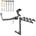 Custom Fit Trailer Hitch 4 Bike Carrier Installation Hardware Installation Instructions 75888 1393100G Draw-Tite Trailer Tow Hitch 4 Bike Rack 14-21 Mitsubishi Outlander Except Sport tilt away adult or child arms fold down carrier 14 15 16 17 18 19 20 21 Trailer Tow Hitch w/ 4 Bike Rack For 14-21 Mitsubishi Outlander Except Sport tilt away adult or child arms fold down carrier