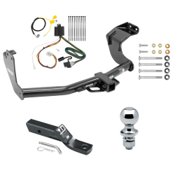 Trailer Tow Hitch For 16-18 Mitsubishi Outlander Except Sport or PHEV Complete Package w/ Wiring and 1-7/8" Ball Trailer Tow Hitch For 16-18 Mitsubishi Outlander Except Sport or PHEV Complete Package w/ Wiring and 1-7/8" Ball