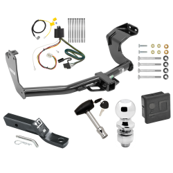 Trailer Tow Hitch For 16-18 Mitsubishi Outlander Except Sport or PHEV Deluxe Package Wiring 2" Ball and Lock Trailer Tow Hitch For 16-18 Mitsubishi Outlander Except Sport or PHEV Deluxe Package Wiring 2" Ball and Lock