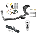 Custom Fit Trailer Hitch Wiring Harness (Plug & Play) 2" Drop Ball-Mount w/ Pin/Clip 2" Chrome Ball Installation Hardware Installation Instructions 75888 118277 23 63845 Draw-Tite Trailer Tow Hitch 16-18 Mitsubishi Outlander Except Sport or Trailer Tow Hitch For 16-18 Mitsubishi Outlander Except Sport or PHEV Complete Package w/ Wiring and 2" Ball