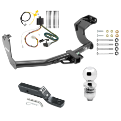 Trailer Tow Hitch For 16-18 Mitsubishi Outlander Except Sport or PHEV Complete Package w/ Wiring and 2" Ball Trailer Tow Hitch For 16-18 Mitsubishi Outlander Except Sport or PHEV Complete Package w/ Wiring and 2" Ball