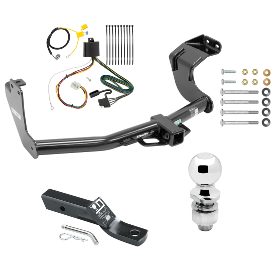 Custom Fit Trailer Hitch Wiring Harness (Plug & Play) 2" Drop Ball-Mount w/ Pin/Clip 2" Chrome Ball Installation Hardware Installation Instructions 75888 118277 23 63845 Draw-Tite Trailer Tow Hitch 16-18 Mitsubishi Outlander Except Sport or Trailer Tow Hitch For 16-18 Mitsubishi Outlander Except Sport or PHEV Complete Package w/ Wiring and 2" Ball