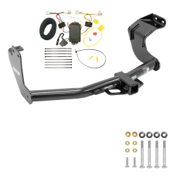 Trailer Tow Hitch For 14-21 Mitsubishi Outlander Except Sport or PHEV w/ Wiring Harness Kit Trailer Tow Hitch For 14-21 Mitsubishi Outlander Except Sport or PHEV w/ Wiring Harness Kit