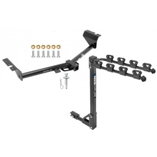 Custom Fit Trailer Hitch 4 Bike Carrier Installation Hardware Installation Instructions 75894 1393100G Draw-Tite Trailer Tow Hitch 4 Bike Rack 15-21 KIA Sedona tilt away adult or child arms fold down carrier 15 16 17 18 19 20 21 2015 2016 2017 2018 2019 Trailer Tow Hitch w/ 4 Bike Rack For 15-21 KIA Sedona tilt away adult or child arms fold down carrier