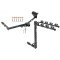 Custom Fit Trailer Hitch 4 Bike Carrier Installation Hardware Installation Instructions 75894 1393100G Draw-Tite Trailer Tow Hitch 4 Bike Rack 15-21 KIA Sedona tilt away adult or child arms fold down carrier 15 16 17 18 19 20 21 2015 2016 2017 2018 2019 Trailer Tow Hitch w/ 4 Bike Rack For 15-21 KIA Sedona tilt away adult or child arms fold down carrier