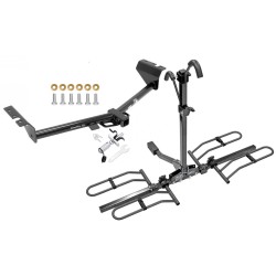 Trailer Tow Hitch For 15-21 KIA Sedona Platform Style 2 Bike Rack w/ Anti Rattle Hitch Lock Trailer Tow Hitch For 15-21 KIA Sedona Platform Style 2 Bike Rack w/ Anti Rattle Hitch Lock