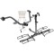 Trailer Tow Hitch For 15-18 Chevy City Express 13-22 Nissan NV200 Platform Style 2 Bike Rack w/ Anti Rattle Hitch Lock