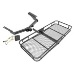 Trailer Tow Hitch For 2014 - 2022 Toyota Prado Basket Cargo Carrier Platform Hitch Lock and Cover