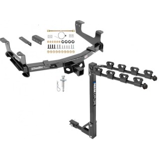 Custom Fit Trailer Hitch 4 Bike Carrier Installation Hardware Installation Instructions  75906 1393100G Draw-Tite Trailer Tow Hitch 4 Bike Rack 15-19 Chevy Silverado GMC Sierra 2500HD 3500HD tilt away adult or child arms fold down carrier 15 16 17 18 19 2 Trailer Tow Hitch w/ 4 Bike Rack For 15-19 Chevy Silverado GMC Sierra 2500HD 3500HD tilt away adult or child arms fold down carrier