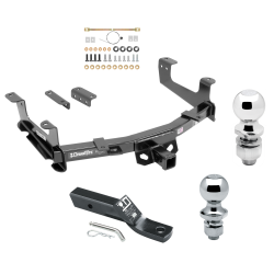 Trailer Tow Hitch For 15-19 Chevy Silverado GMC Sierra 2500 3500 HD Receiver w/ 1-7/8" and 2" Ball Trailer Tow Hitch For 15-19 Chevy Silverado GMC Sierra 2500 3500 HD Receiver w/ 1-7/8" and 2" Ball