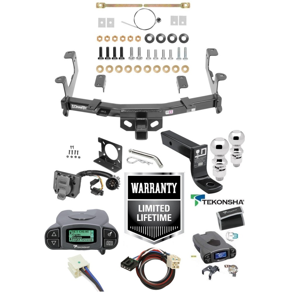 Custom Fit Trailer Hitch Wiring Harness (Plug & Play) Tekonsha Prodigy P3 Proportional Brake Control For 1-4 Axles Plug & Play Brake Control Wiring Adapter 4" Drop Ball-Mount w/ Pin/Clip 2" and 2-5/16" Chrome Balls Installation Hard Trailer Hitch w/ Tekonsha Prodigy P3 Brake Control For 15-19 Chevy Silverado GMC Sierra 2500 3500 HD w/ Plug Play Wiring 2- 5/16" Ball 4" Drop Mount 7-Way Pin Blade RV Controller