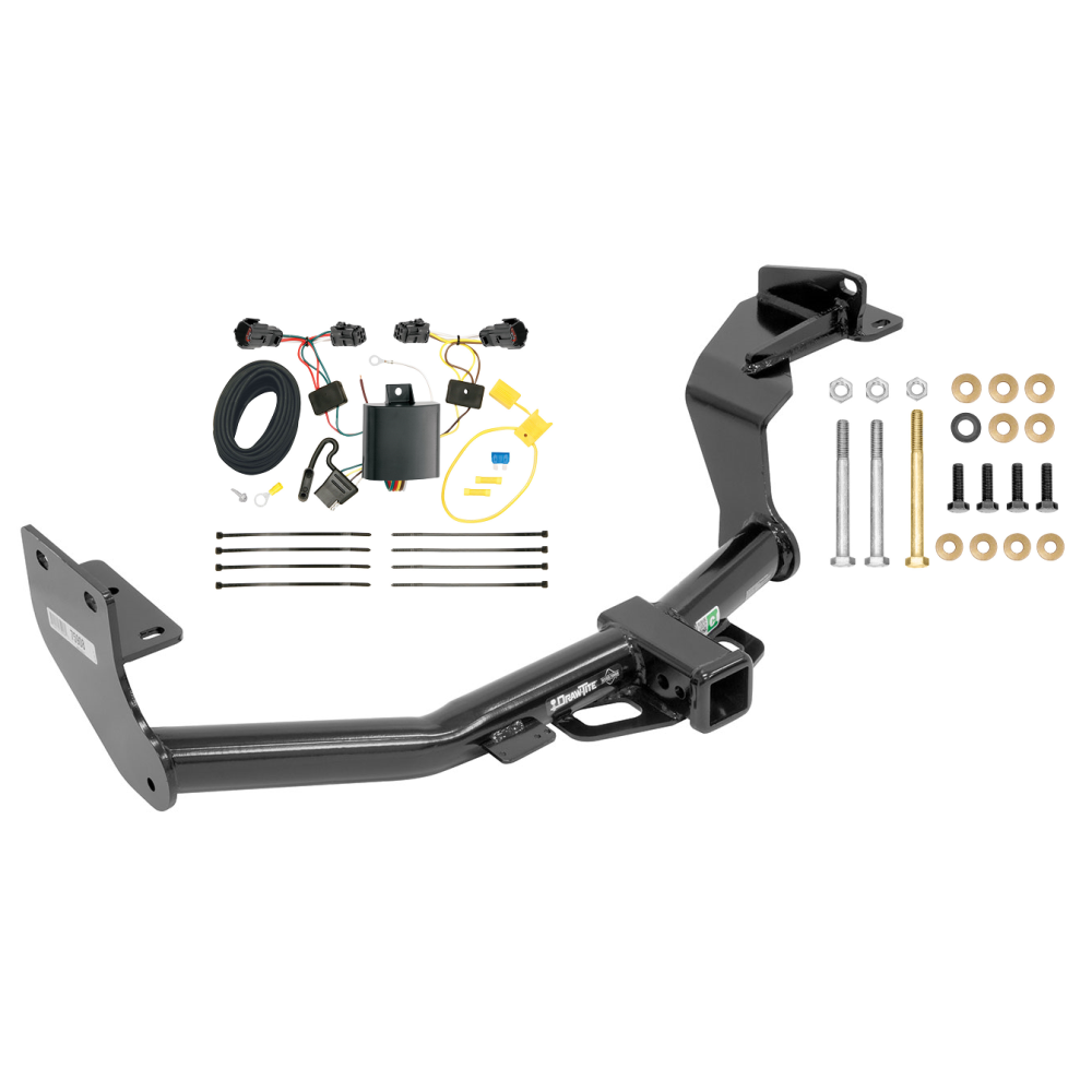 Custom Fit Trailer Hitch Wiring Harness (Plug & Play) Installation Hardware Installation Instructions 75908 118583 Draw-Tite Trailer Tow Hitch 16-20 KIA Sorento I4 Engine Wiring Harness Kit 16 17 18 19 20 2016 2017 2018 2019 2020 Trailer Tow Hitch For 16-20 KIA Sorento w/ I4 Engine w/ Wiring Harness Kit