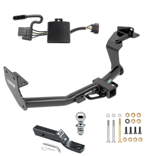 Custom Fit Trailer Hitch Wiring Harness (Plug & Play) 2" Drop Ball-Mount w/ Pin/Clip 1-7/8" Chrome Ball Installation Hardware Installation Instructions 75908 118784 23 63816 Draw-Tite Trailer Tow Hitch 19-20 Hyundai Santa Fe New Body Style Trailer Tow Hitch For 19-20 Hyundai Santa Fe New Body Style Complete Package w/ Wiring and 1-7/8" Ball