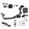 Custom Fit Trailer Hitch Wiring Harness (Plug & Play) 2" Drop Ball-Mount w/ Pin/Clip 2" Chrome Ball Security Lock Pin Rubber Hitch Plug Cover Installation Hardware Installation Instructions 75908 118784 23 63845 580407 7010 Draw-Tite Traile Trailer Tow Hitch For 19-20 Hyundai Santa Fe New Body Style Deluxe Package Wiring 2" Ball and Lock