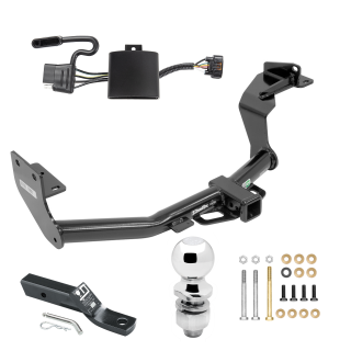 Custom Fit Trailer Hitch Wiring Harness (Plug & Play) 2" Drop Ball-Mount w/ Pin/Clip 2" Chrome Ball Installation Hardware Installation Instructions 75908 118784 23 63845 Draw-Tite Trailer Tow Hitch 19-20 Hyundai Santa Fe New Body Style Comp Trailer Tow Hitch For 19-20 Hyundai Santa Fe New Body Style Complete Package w/ Wiring and 2" Ball