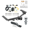 Trailer Tow Hitch For 15-23 Ford Transit 150 250 350 Complete Package w/ Wiring and 1-7/8" Ball Trailer Tow Hitch For 15-23 Ford Transit 150 250 350 Complete Package w/ Wiring and 1-7/8" Ball
