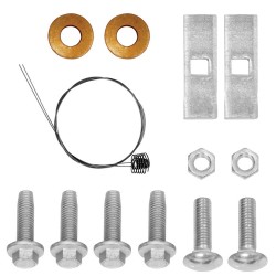 Trailer Tow Hitch Hardware Bolt Fastener Kit For 15-24 Ford Transit 150 250 320 Except Cab and Chassis Trailer Tow Hitch Hardware Bolt Fastener Kit For 15-24 Ford Transit 150 250 320 Except Cab and Chassis