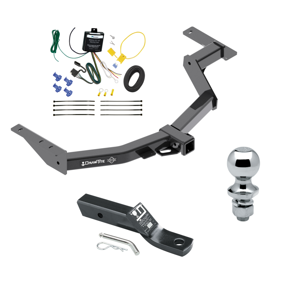 Trailer Tow Hitch For 2014 Toyota Hilux SW4 Complete Package w/ Wiring and 17/8" Ball