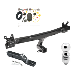 Trailer Tow Hitch For 08-10 Volvo V70 Wagon Complete Package w/ Wiring and 2" Ball