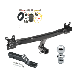 Trailer Tow Hitch For 08-10 Volvo V70 Wagon Complete Package w/ Wiring and 1-7/8" Ball