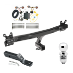 Custom Fit Trailer Hitch Wiring Harness (Plug & Play) 2" Drop Ball-Mount w/ Pin/Clip 2" Chrome Ball Installation Hardware Installation Instructions 75916 118770 23 63845 Draw-Tite Trailer Tow Hitch 14-18 Volvo S60 Sedan Complete Package Wir Trailer Tow Hitch For 14-18 Volvo S60 Sedan Complete Package w/ Wiring and 2" Ball