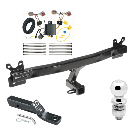 Custom Fit Trailer Hitch Wiring Harness (Plug & Play) 2" Drop Ball-Mount w/ Pin/Clip 2" Chrome Ball Installation Hardware Installation Instructions 75916 118770 23 63845 Draw-Tite Trailer Tow Hitch 14-18 Volvo S60 Sedan Complete Package Wir Trailer Tow Hitch For 14-18 Volvo S60 Sedan Complete Package w/ Wiring and 2" Ball