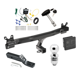 Trailer Tow Hitch For 11-13 Volvo S60 Sedan Deluxe Package Wiring 2" Ball and Lock