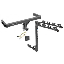 Trailer Tow Hitch w/ 4 Bike Rack For 11-17 Audi Q5 14-17 SQ5 15-24 Porshe Macan tilt away adult or child arms fold down carrier w/ Lock and Cover Trailer Tow Hitch w/ 4 Bike Rack For 11-17 Audi Q5 14-17 SQ5 15-24 Porshe Macan tilt away adult or child arms fold down carrier w/ Lock and Cover