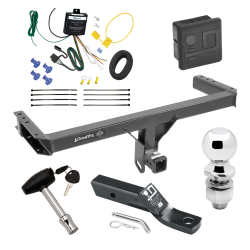 Trailer Tow Hitch For 11-12 Audi Q5 15-24 Porsche Macan Deluxe Package Wiring 2" Ball and Lock