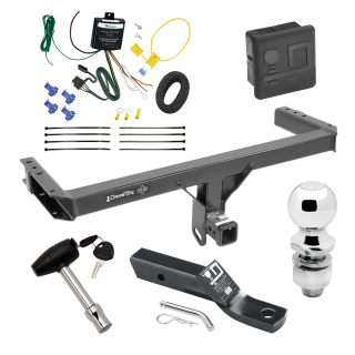 Custom Fit Trailer Hitch Wiring Harness (Requires Splicing) 2" Drop Ball-Mount w/ Pin/Clip 2" Chrome Ball Security Lock Pin Rubber Hitch Plug Cover Installation Hardware Installation Instructions 75940 119191 23 63845 580407 7010 Draw-Tite Trai Trailer Tow Hitch For 11-12 Audi Q5 15-23 Porsche Macan Deluxe Package Wiring 2" Ball and Lock