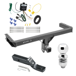 Custom Fit Trailer Hitch Wiring Harness (Requires Splicing) 2" Drop Ball-Mount w/ Pin/Clip 2" Chrome Ball Installation Hardware Installation Instructions 75940 119191 23 63845 Draw-Tite Trailer Tow Hitch 11-12 Audi Q5 15-23 Porsche Macan Comple Trailer Tow Hitch For 11-12 Audi Q5 15-23 Porsche Macan Complete Package w/ Wiring and 2" Ball