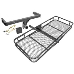 Trailer Tow Hitch For 11-17 Audi Q5 14-17 SQ5 15-24 Porshe Macan Basket Cargo Carrier Platform Hitch Lock and Cover