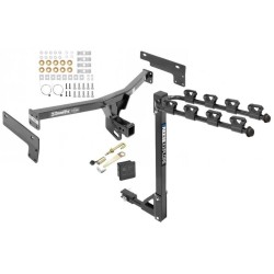 Trailer Tow Hitch w/ 4 Bike Rack For 15-19 Lincoln MKC tilt away adult or child arms fold down carrier w/ Lock and Cover Trailer Tow Hitch w/ 4 Bike Rack For 15-19 Lincoln MKC tilt away adult or child arms fold down carrier w/ Lock and Cover