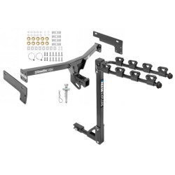 Trailer Tow Hitch w/ 4 Bike Rack For 15-19 Lincoln MKC tilt away adult or child arms fold down carrier Trailer Tow Hitch w/ 4 Bike Rack For 15-19 Lincoln MKC tilt away adult or child arms fold down carrier