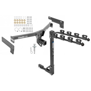 Custom Fit Trailer Hitch 4 Bike Carrier Installation Hardware Installation Instructions 75943 1393100G Draw-Tite Trailer Tow Hitch 4 Bike Rack 15-19 Lincoln MKC tilt away adult or child arms fold down carrier 15 16 17 18 19 2015 2016 2017 2018 2019 Trailer Tow Hitch w/ 4 Bike Rack For 15-19 Lincoln MKC tilt away adult or child arms fold down carrier