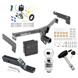 Trailer Tow Hitch For 18-19 Lincoln MKC Deluxe Package Wiring 2" Ball and Lock Trailer Tow Hitch For 18-19 Lincoln MKC Deluxe Package Wiring 2" Ball and Lock