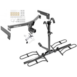 Trailer Tow Hitch For 15 19 Lincoln MKC Platform Style 2 Bike Rack w Anti Rattle Hitch Lock