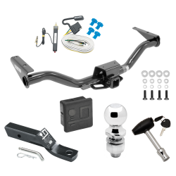 Trailer Tow Hitch For 15-22 Chevy Colorado GMC Canyon Deluxe Package Wiring 2" Ball and Lock Trailer Tow Hitch For 15-22 Chevy Colorado GMC Canyon Deluxe Package Wiring 2" Ball and Lock