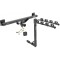 Custom Fit Trailer Hitch 4 Bike Carrier Security J-Pin Rubber Hitch Plug Cover Installation Hardware Installation Instructions 75950 1393100G 63201 7010 Draw-Tite Trailer Tow Hitch 4 Bike Rack 11-17 VW Touareg 11-18 Porshe Cayenne 07-16 Audi Q7 tilt away Trailer Tow Hitch w/ 4 Bike Rack For 11-17 VW Touareg 11-18 Porshe Cayenne 07-16 Audi Q7 tilt away adult or child arms fold down carrier w/ Lock and Cover