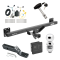 Custom Fit Trailer Hitch Wiring Harness (Plug & Play) 2" Drop Ball-Mount w/ Pin/Clip 2" Chrome Ball Security Lock Pin Rubber Hitch Plug Cover Installation Hardware Installation Instructions 75950 118668 23 63845 580407 7010 Draw-Tite Traile Trailer Tow Hitch For 11-17 Volkswagen Touareg Deluxe Package Wiring 2" Ball and Lock
