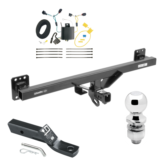 Custom Fit Trailer Hitch Wiring Harness (Plug & Play) 2" Drop Ball-Mount w/ Pin/Clip 2" Chrome Ball Installation Hardware Installation Instructions 75950 118668 23 63845 Draw-Tite Trailer Tow Hitch 11-17 Volkswagen Touareg Complete Package Trailer Tow Hitch For 11-17 Volkswagen Touareg Complete Package w/ Wiring and 2" Ball