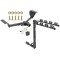 Trailer Tow Hitch w/ 4 Bike Rack For 15-21 Lexus NX200t tilt away adult or child arms fold down carrier w/ Lock and Cover