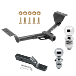 Custom Fit Trailer Hitch 2" Drop Ball-Mount w/ Pin/Clip 1-7/8" and 2" Chrome Ball Installation Hardware Installation Instructions 75956 23 63845 63816 Draw-Tite Trailer Tow Hitch 15-21 Lexus NX200t Receiver 1-7/8" and 2" Ball 15 Trailer Tow Hitch For 15-21 Lexus NX200t Receiver w/ 1-7/8" and 2" Ball