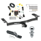 Trailer Tow Hitch For 11-15 Lincoln MKX Complete Package w/ Wiring and 1-7/8" Ball